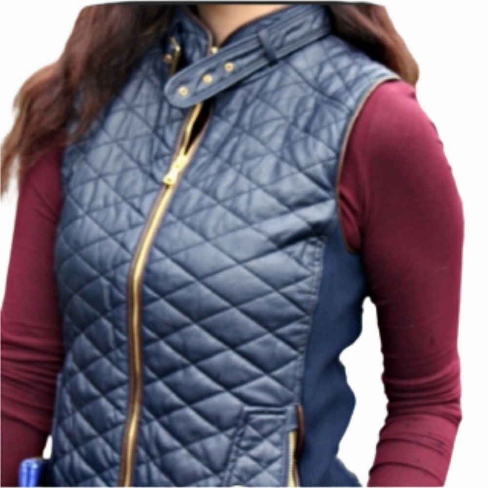 Fate Quilted Faux Leather Vest